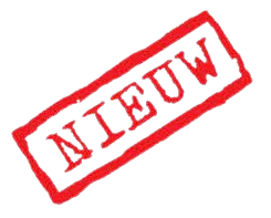 NIEUW in rood zonder achtergrond